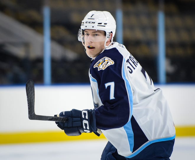 Defenseman Spencer Stastney was able to join the Milwaukee Admirals for two games last spring and is beginning his first full season as a pro with his hometown American Hockey League team.