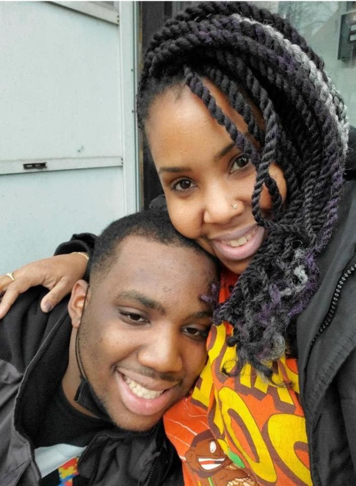 Latasha Tatum poses with her 18 -year-old son, Razien. Tatum advocates for him as a special-needs teen and says she fears being evicted from her home will disrupt his stability. (Photo courtesy of Latasha Tatum)