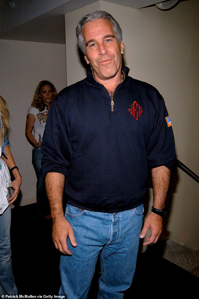 John Bryan, Fergie's former lover, believes paedophile Jeffrey Epstein's ultimate aim was to extort money out of the Queen by blackmailing Prince Andrew. He claims Epstein, pictured, who lured hundreds of vulnerable young girls into his sex trafficking ring over a 30-year period, would befriend rich and powerful men, then blackmail them into paying him money to remain silent