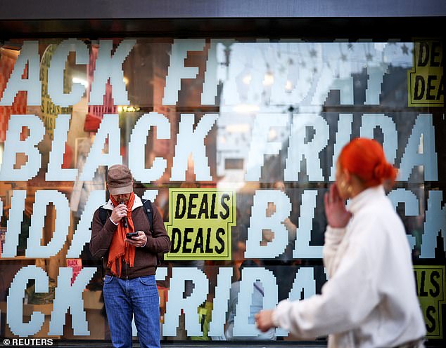 No deal: Business was slow as High Streets suffered with Black Friday deals failing to lure shoppers back into stores