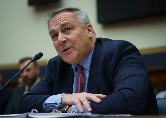 John Ray, Chief Executive Officer, FTX Group, testifying before The House Committee on Financial Services holding a hearing investigating the collapsed crypto exchange FTX the collapsed crypto co-founded by former Chief Executive Officer Sam Bankman-Fried and former Chief Technology Officer Gary Wang in 2019.