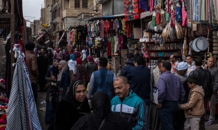 A market in Old Cairo.