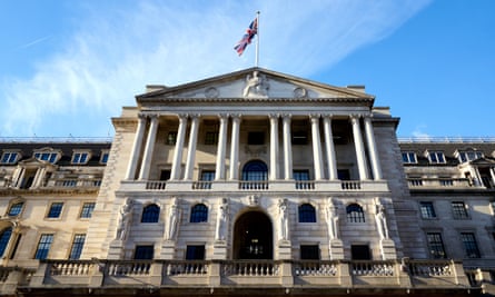 The Bank of England in London.