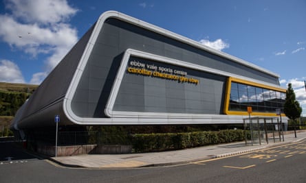 An EU funded leisure centre in Ebbw Vale, Wales.