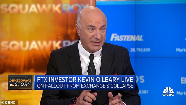 Shark Tank investor Kevin O'Leary struck a $15 million to become an ambassador for FTX - but now admits he's lost all the money and institutional investors like him 'look like idiots'
