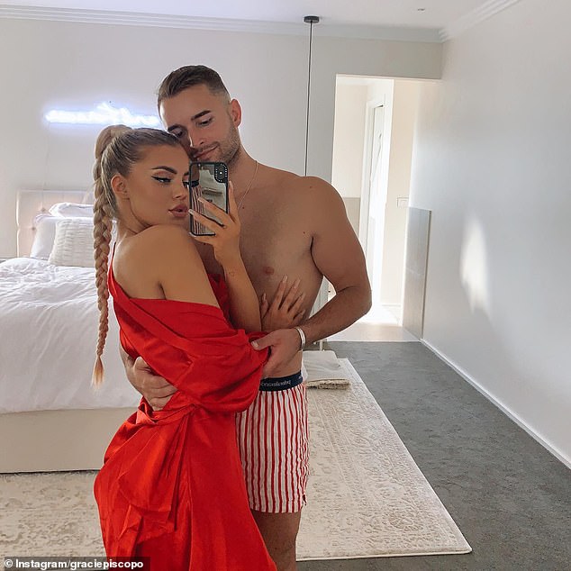 A mother who was allegedly murdered by her cryptocurrency dealer son Andre Rebelo (pictured with his partner Gracie) wished to be buried according to her last will and testament - with her cremation potentially destroying crucial evidence