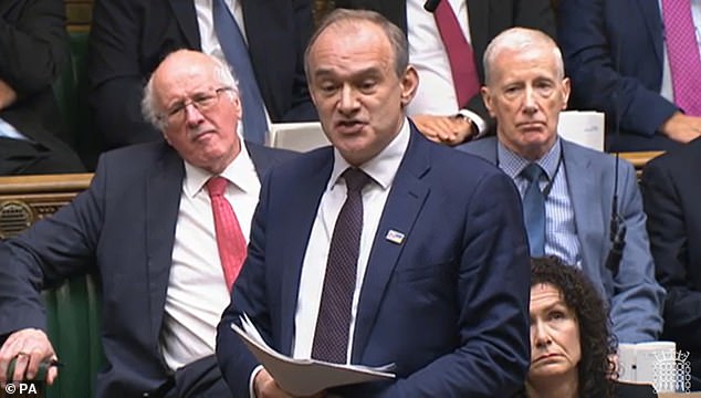 Liberal Democrat leader Sir Ed Davey has warned of a 'ticking time bomb' and called for urgent action from the Government