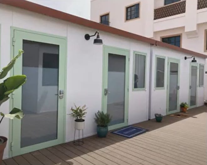 DignityMoves, the developer selected to build Thousand Oaks' first emergency shelter, has completed three interim supportive housing projects, including this one with 35 units in downtown Santa Barbara.