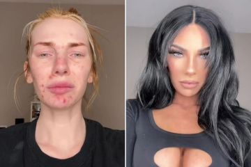 Catfish transforms herself into Megan Fox with make-up