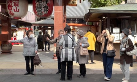 Sugamo, a neighbourhood in Tokyo that is popular with older shoppers.