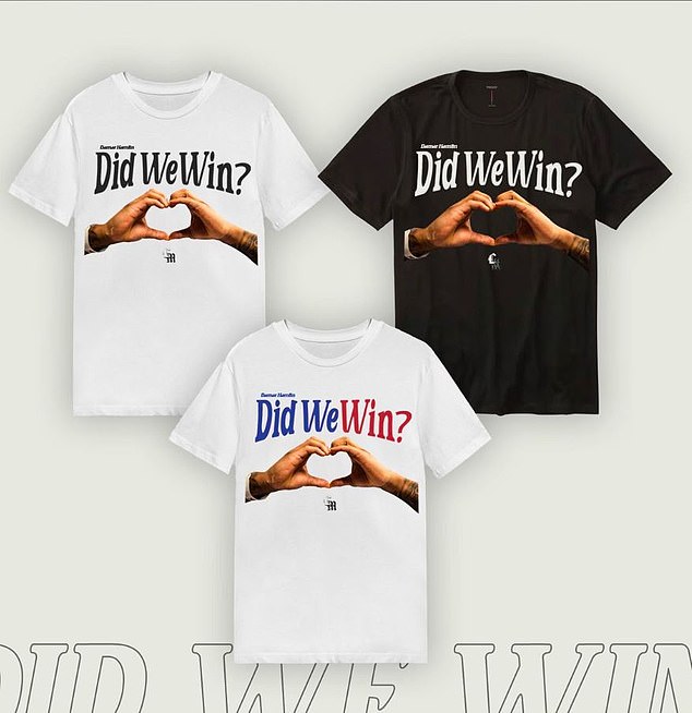Damar Hamlin is raising money for the UC medical center with 'Did We Win' t-shirts