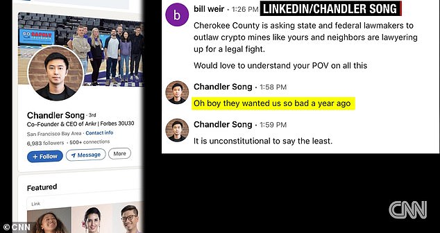 Chandler Song, PrimeBlock Co-Founder and Chief Innovation Officer, said that such regulation would be 'unconstitutional, to say the least' and said of the locales: 'Oh boy, they wanted us so bad a year ago'