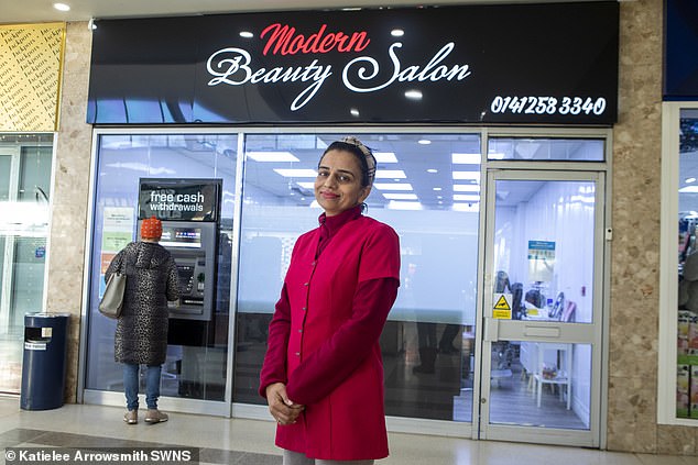 Jass Kaur, 37, was so disgusted at the lack of banking access that she spent £3,000 to install a free ATM installed outside her beauty salon