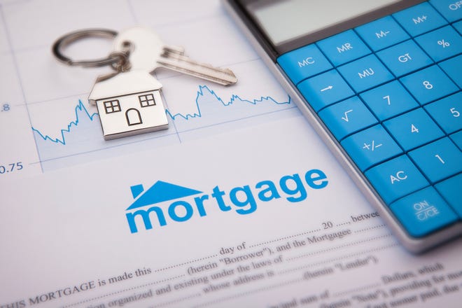 Picture of a mortgage document