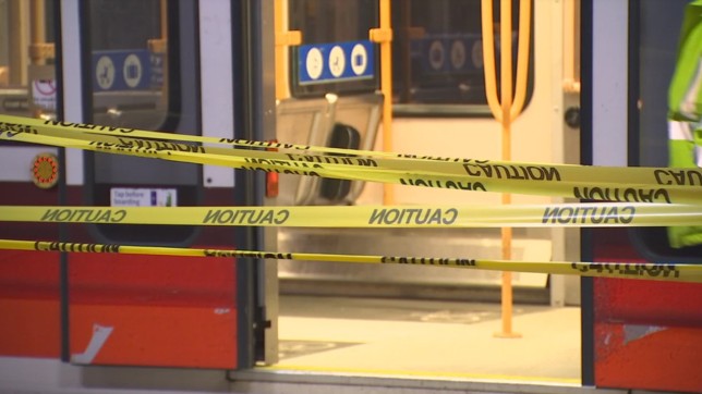 Cleveland Avenue Station in Portland Oregon was sealed off after horrified police discovered an attacker 'chewing the face' off his 78-year-old victim