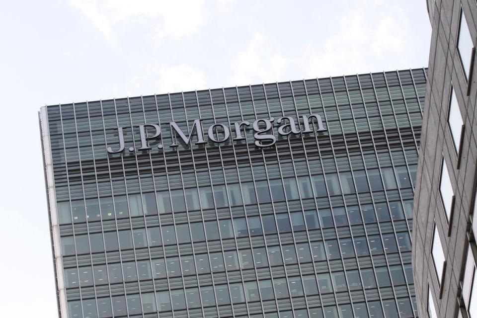JP Morgan: top of the table  (PA Archive)