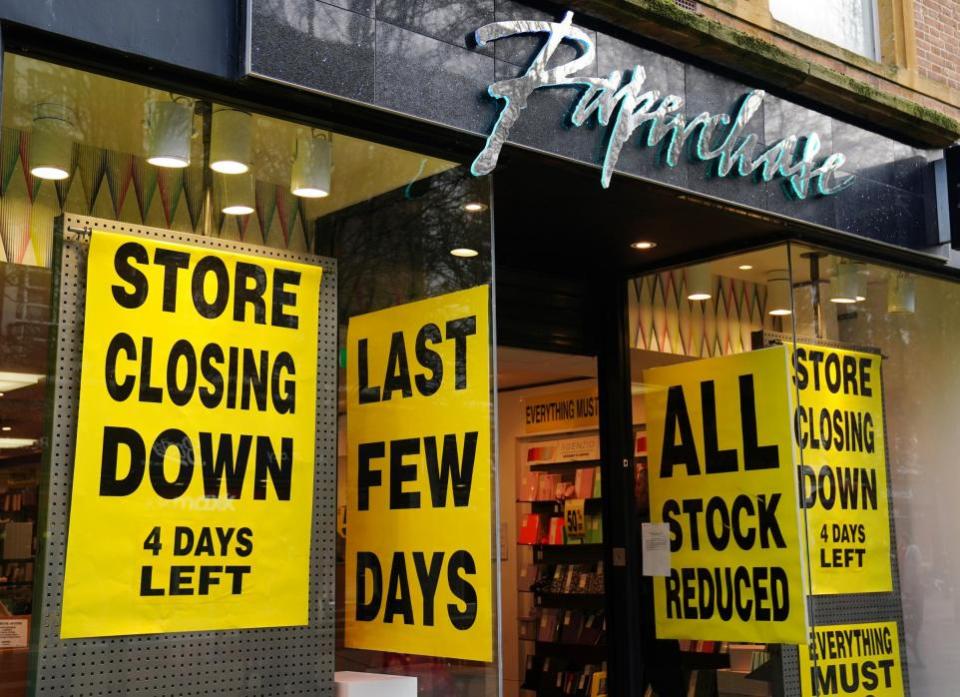 Bournemouth Echo: (PA) Some job losses come from brands like Paperchase which went into administration