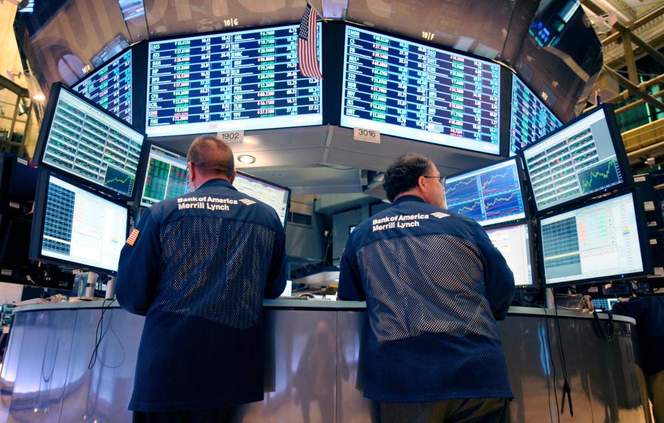 FTSE  FILE - In this Tuesday, Aug. 23, 2011 file photo, Bank of America Merrill Lynch traders work on the floor of the New York Stock Exchange in New York. There are fewer and fewer traders on the NYSE floor because of the dominance of computer trading of securities - including the high-frequency trading that can take advantage of price changes in a millisecond. Bank of America is the stock of the moment for high-frequency trading; investors use computer algorithms to exploit small changes in a stock&#39;s price. If a computer can seize on a stock like Bank of America a fraction of a second faster than 