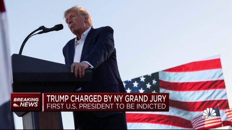 New York grand jury indicts Trump in hush money payment case