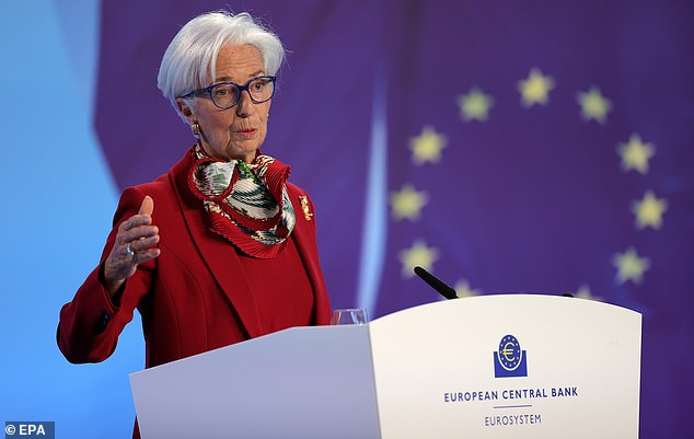 Keep calm, carry on: President of the European Central Bank Christine Lagarde worked to calm markets on Monday following major Swiss banking deal