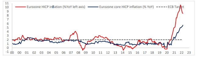 Euro Inflation: (Source: Macroscope)