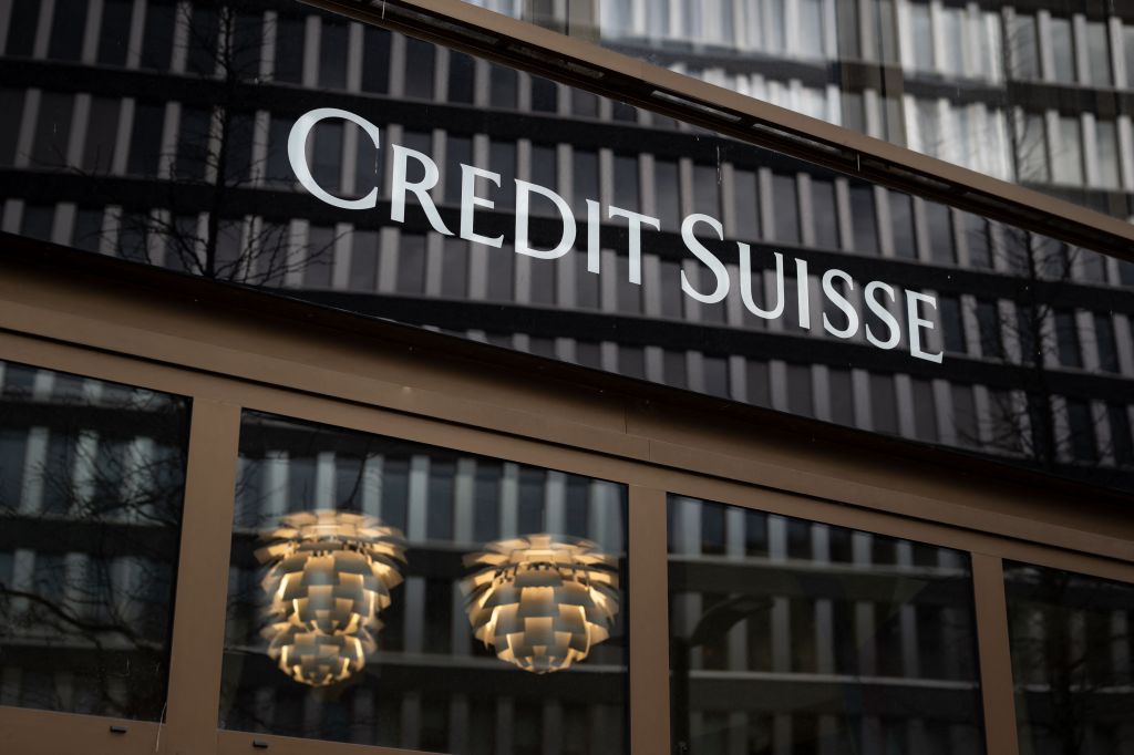 A Credit Suisse bank