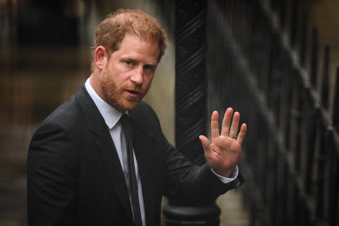 Prince Harry, Duke of Sussex returned to the Royal Courts of Justice, Britain's High Court, in London on March 28, 2023.