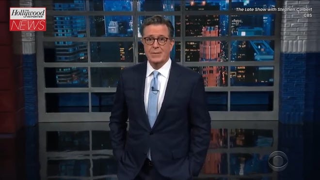 Late-night talk shows, like CBS' "The Late Show with Stephen Colbert," would be among the first affected by a potential writers' strike.