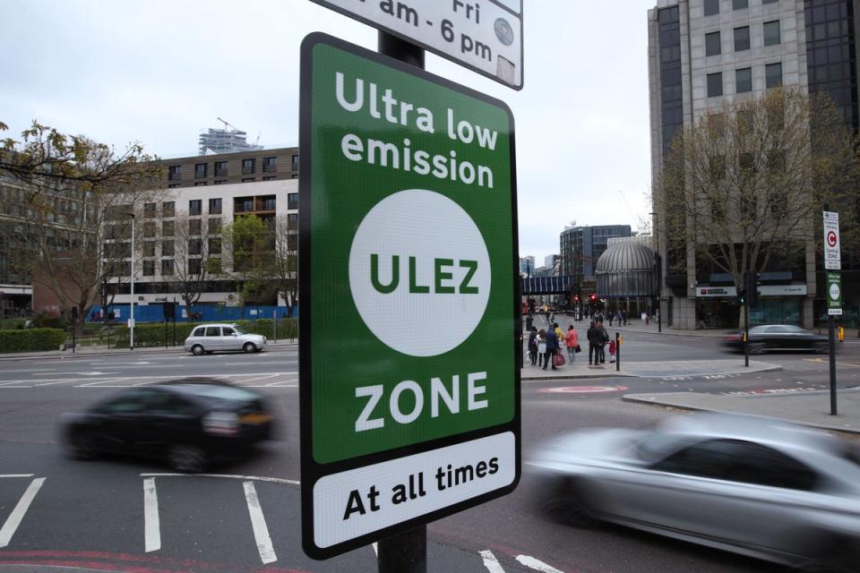 TfL is expecting a rush of scrappage grant applications as the August Ulez expansion approaches   (Yui Mok/PA Wire)