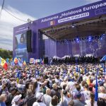 Moldova's EU aspirations echo in massive rally