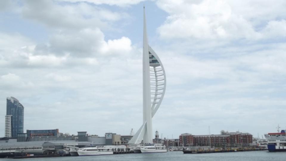 Isle of Wight County Press: The Spinnaker Tower in Portsmouth