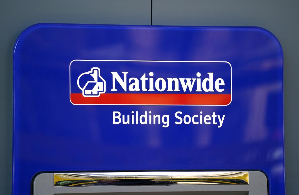 File photo dated 18/4/2023 of a Nationwide Building Society bank cash machine in Sheffield. Nationwide Building Society has reported its strongest financial results on record and said it will be handing out &#xa3;340 million in payments to eligible members. Issue date: Friday May 19, 2023.