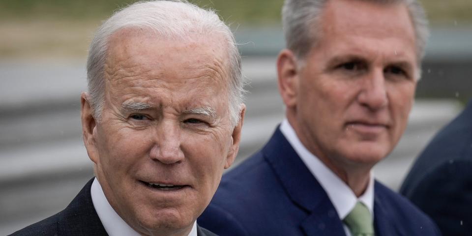 Biden and Kevin McCarthy