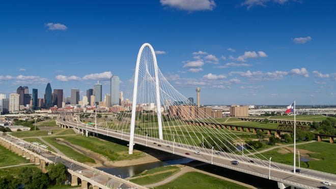 The Margaret Hunt Hill and Roland Kirk bridges of Dallas