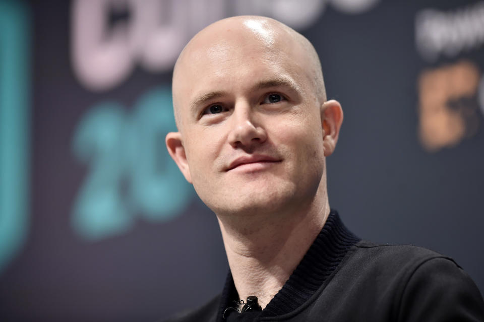 NEW YORK, NY - MAY 15:  Coinbase Founder and CEO Brian Armstrong attends Consensus 2019 at the Hilton Midtown on May 15, 2019 in New York City.  (Photo by Steven Ferdman/Getty Images)