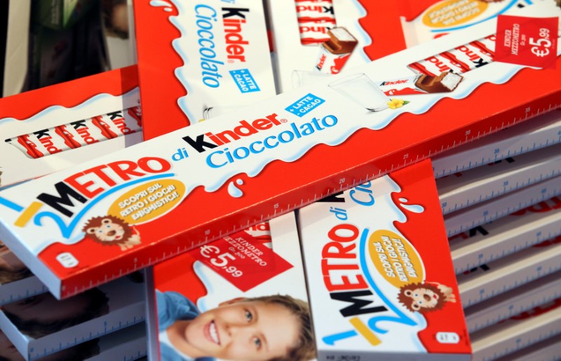 Nutella Maker Targets US to Turn Kinder Chocolate Into $1 Billion Business