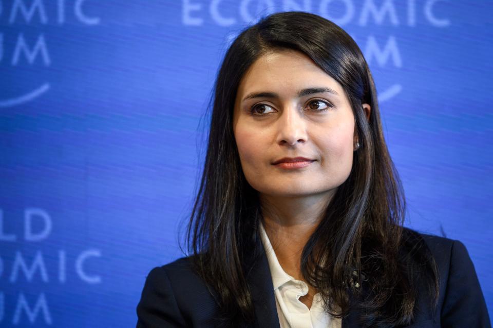 &#x00201c;While there have been encouraging signs of recovery to pre-pandemic levels, women continue to bear the brunt of the current cost of living crisis and labour market disruptions,&#x00201d; WEF Managing Director Saadia Zahidi said in a press release. (Photo by FABRICE COFFRINI/AFP via Getty Images)