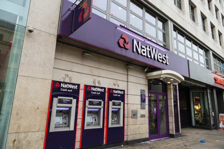 Bank branch of Natwest Bank in London, England, United Kingdom