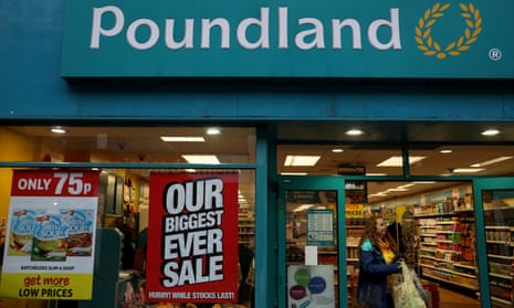 A branch of Poundland in Altrincham.