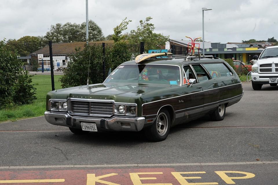 Motorbikes and cars at West Rise junior school in Eastbourne on Saturday, August 12 (Photo: Dan Jessup)