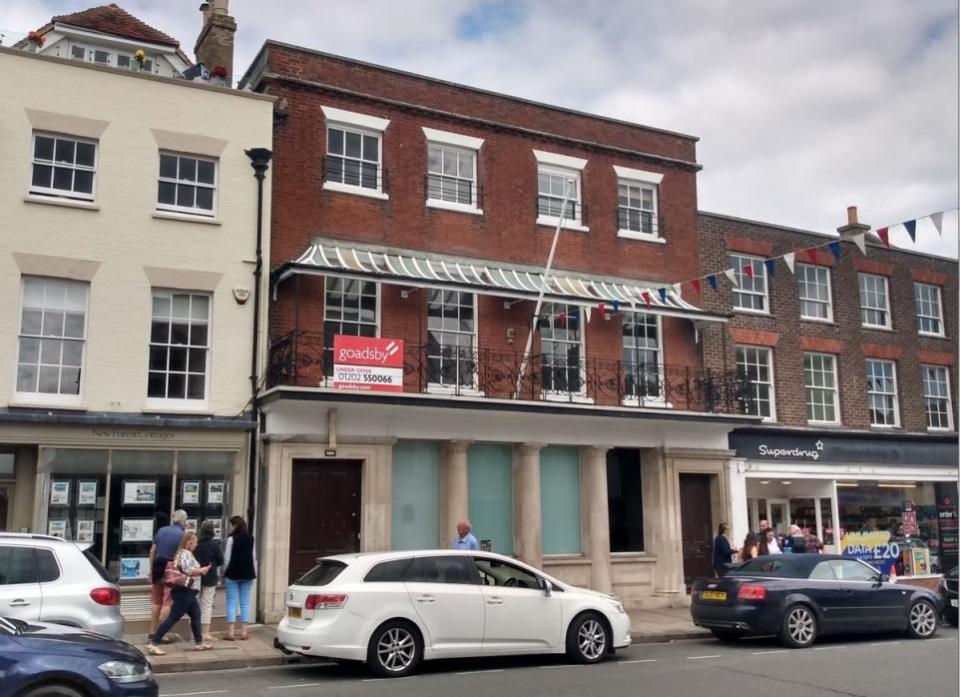 Daily Echo: Plans to turn part of the former HSBC bank in Lymington into a restaurant have been submitted to New Forest District Council