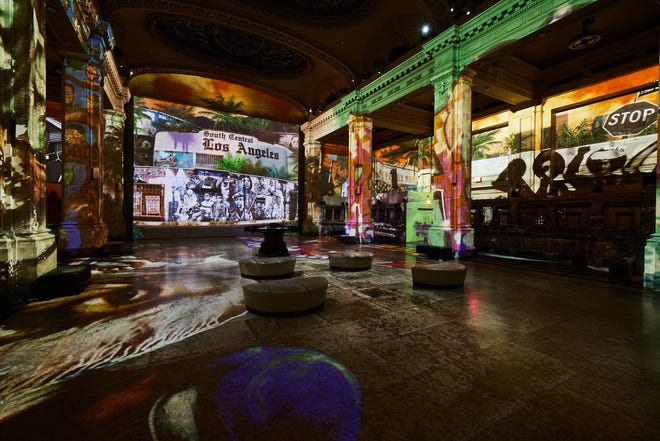 Hall des Lumières' new exhibit "Hip Hop Til Infinity" celebrates 50 years of the genre.