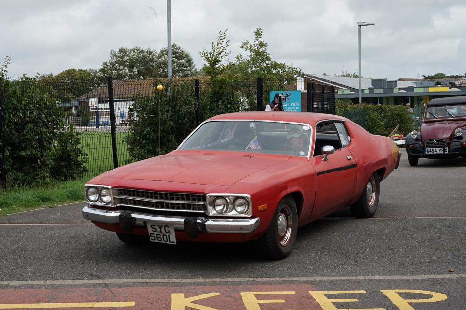 Motorbikes and cars at West Rise junior school in Eastbourne on Saturday, August 12 (Photo: Dan Jessup)