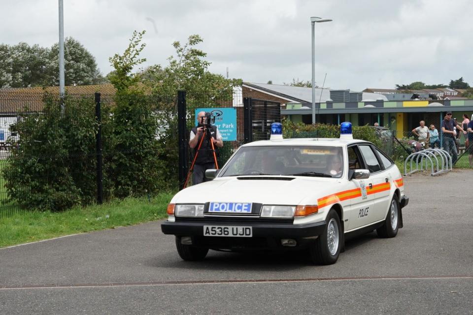 Motorbikes and cars at West Rise junior school in Eastbourne on Saturday, August 12 (Photo: Dan Jessup)