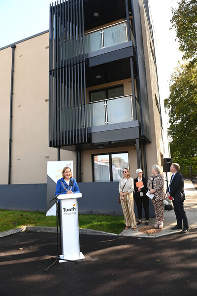 Cllr Colette Finn at the official opening of Springfield House. Picture: Larry Cummins