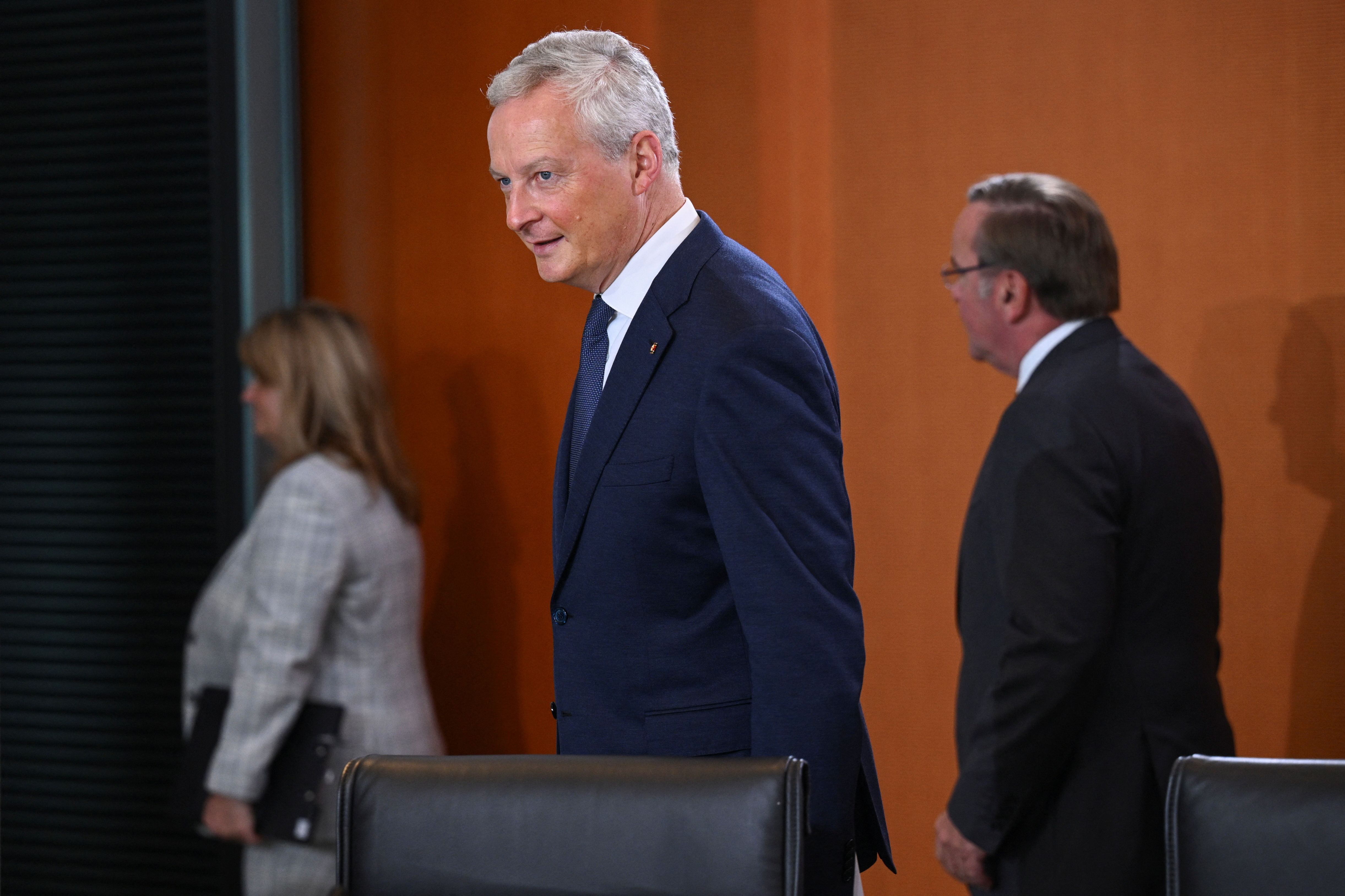 French Finance Minister Bruno Le Maire visits Berlin