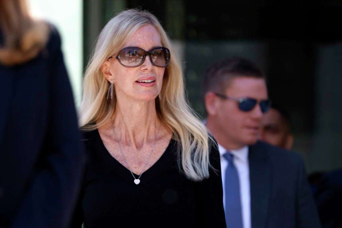 Beth Holloway walks out to speak to media after the appearance of Joran van der Sloot outside the Hugo L. Black Federal Courthouse Wednesday, Oct. 18, 2023, in Birmingham, Ala. Van der Sloot, the chief suspect in Natalee Holloway’s 2005 disappearance in Aruba admitted he killed her and disposed of her remains, and has agreed to plead guilty to charges he tried to extort money from the teen's mother years later, a U.S. judge said Wednesday.