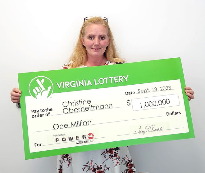 Christine Oberheitmann wins $1 million Powerball prize