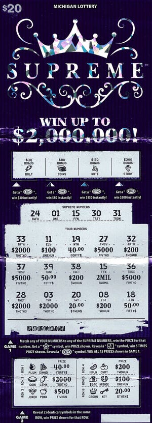 Detroit woman wins $2 million from scratch off