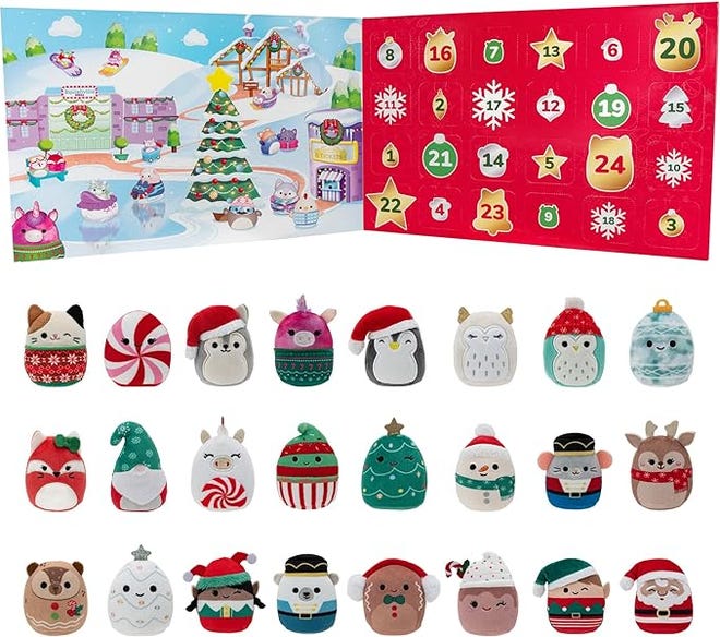Squishmallows releases first Advent calendar with 24 plushies this